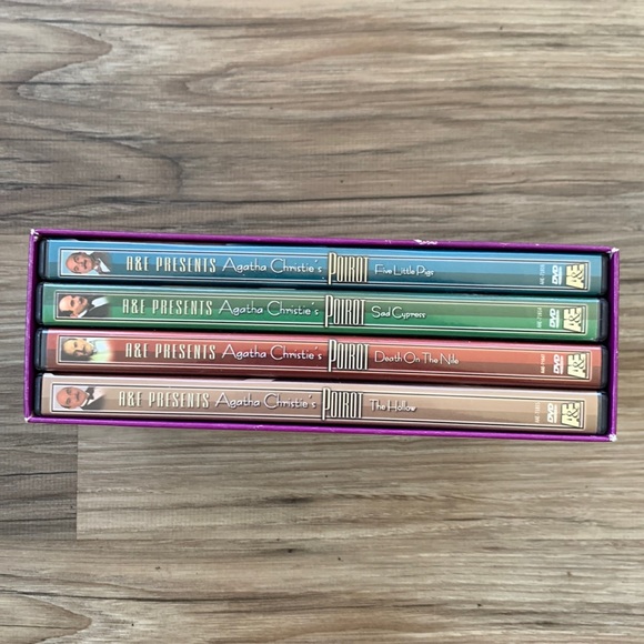 DVD Set Agatha Christie Poirot Mystery movie Collections A&E Acorn pbs - Picture 3 of 8